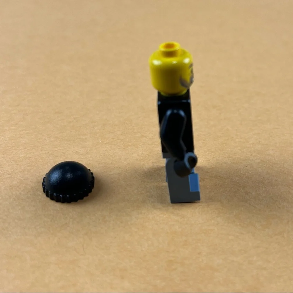 LEGO City Police Prisoner Minifigure Bandit Burglar Beanie 2”